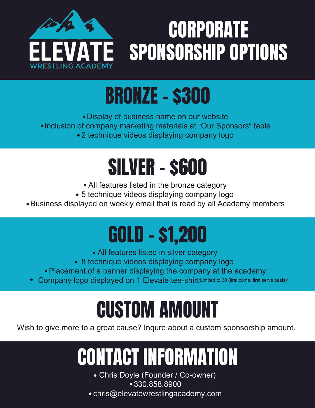 Sponsorship Info